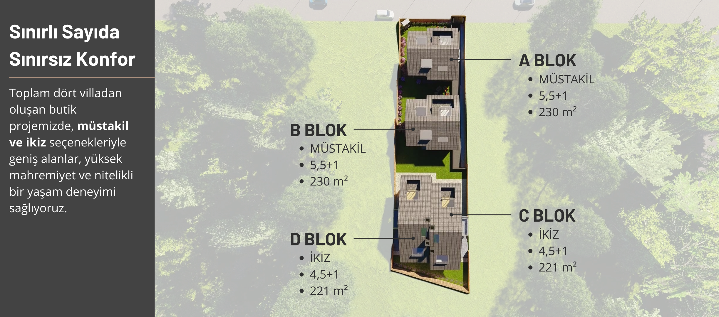 müstakil villa projeleri